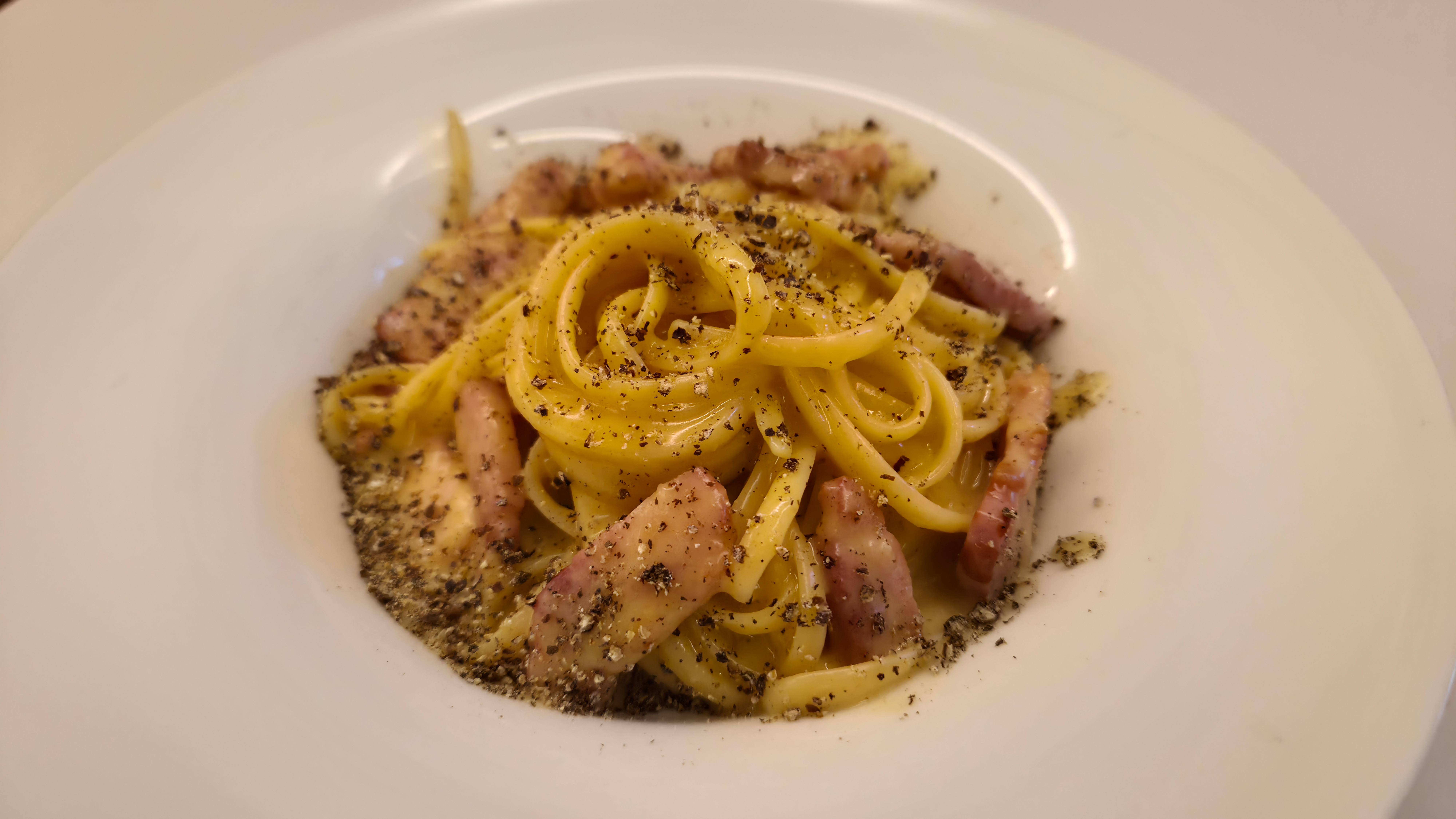 블랙페퍼 치즈파스타